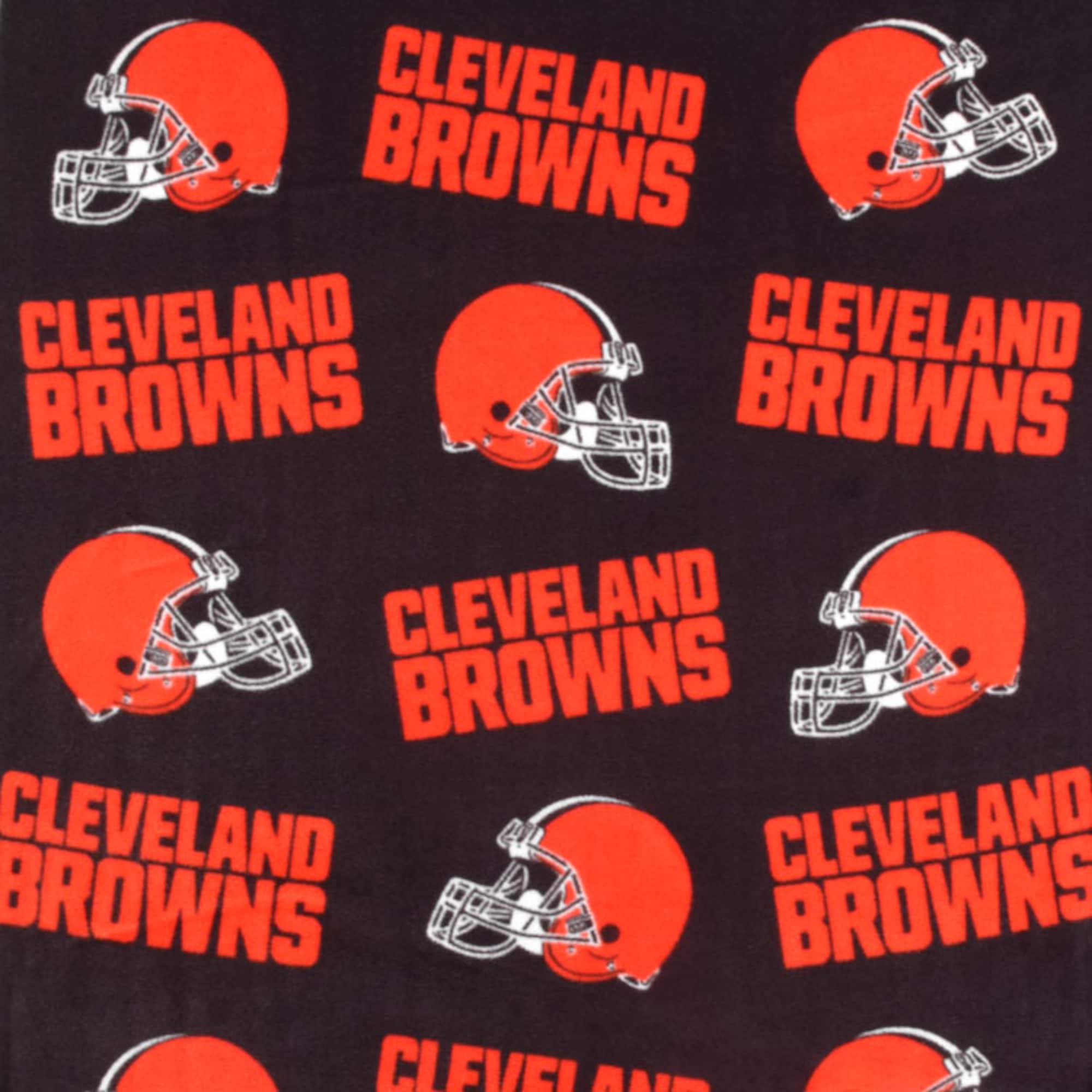 Cleveland Browns NFL Fleece by Fabric Traditions